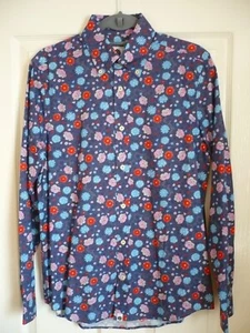 Camicia uomo Pretty Green The Beatles Shears stampa floreale taglia 4 small nuova - Foto 1 di 10