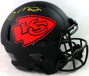 Joe Montana Signed Chiefs F/S Eclipse Authentic Helmet - Beckett W Auth *Yellow - Picture 1 of 7