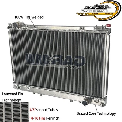 Radiador Fit 1995-2000 1996 1997 98 Lexus LS400 UCF20 1UZ-FE 4,0 L V8 AT Aluminio Foto 1 de 4