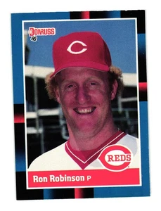 1988 Donruss #166b Ron Robinson Cincinnati Reds - Picture 1 of 2
