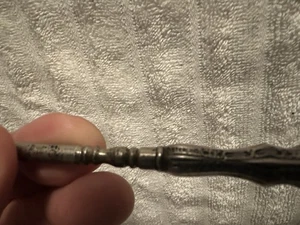 Antiker Schuhhaken mit Sterling-Griff und Knöpfen - Bild 1 von 18