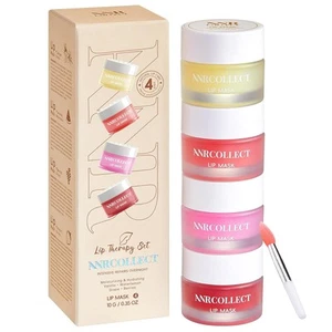 Lip Mask & Moisturizer with 4 Sleeping Masks - Overnight Intensive pink - Picture 1 of 11