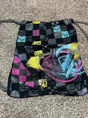 Roxy Lightweight Drawstring Multi Geo Print Backpack - Image 1 of 4