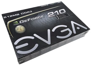EVGA GeForce 210 512MB DDR3 VGA DVI HDMI PCIe Graphics Card 512-P3-1311-KR - NIB - Picture 1 of 14