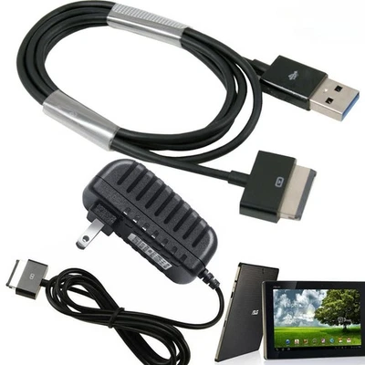 Netzteil Ladegerät + USB Datenkabel für ASUS Transformer Pad TF101 TF201 TF300T/700 - Bild 1 von 4