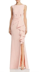 Eliza J Damen hellrosa Rouge ärmellos Spalte formeller Abend gerafftes Kleid 12 - Bild 1 von 23