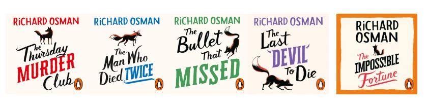 Richard Osman's The Thursday Murder Club Audiobooks 1-5 MP3 Format (USB Stick) - Image 1 of 1