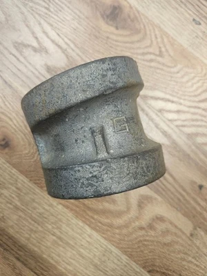 2" NPT 11-1/4-degree Elbow Pipe Fitting Short Turn Galv. Cast Iron Drainage-USA - Image 1 of 4