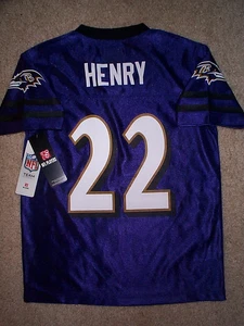 (2025-2026) Ravens DERRICK HENRY nfl Jersey YOUTH KIDS BOYS (m-medium 8-10) - Picture 1 of 3