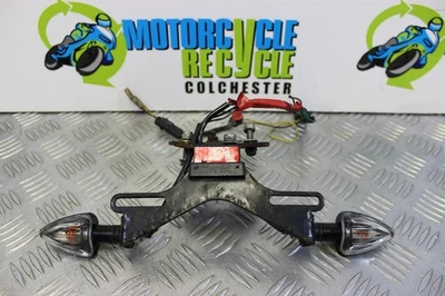 Soporte de placa ordenada trasera indicadores traseros Triumph Daytona 675 2013 a 2016 B126 Foto 1 de 4