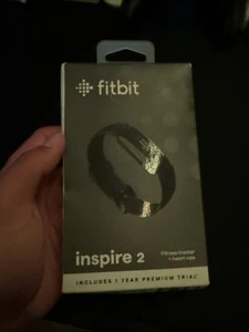 Fitbit Inspire 2 Health & Fitness Tracker for Workouts, Heart Rate (Black Band) - Picture 1 of 7