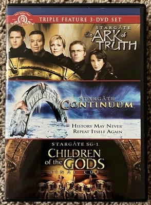 Stargate Triple Pack : Ark of Truth/Children of the Gods/Continuum - 3 DVD Set - Image 1 of 2