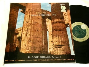 BRAHMS Piano Concerto No 1 Rudolf Firkusny William Steinberg Capitol mono LP - Picture 1 of 1
