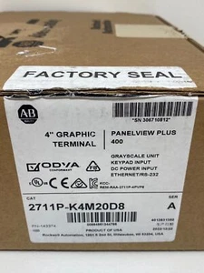 New Sealed AB2711P-K4M20D8 Panelview Plus 400, 4" Graphic Terminal - Picture 1 of 5