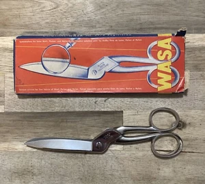 Vintage WASA Stainless Steel Scissors. Dress Maker. Made In Germany. 3” Blade - Picture 1 of 6