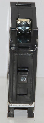 New Cutler Hammer Eaton QC1020 20A, 1P, 120/240V, Type QC, 10 kAIC, CB