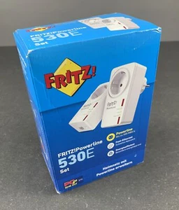 AVM FRITZ! Zestaw Powerline 530E – LAN przez gniazdo, 500 Mb/s, 20002582 - Zdjęcie 1 z 4