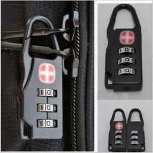 2x Reiseschloss Zahlen Vorhängeschloss Gepäck Koffer Urlaub Handtasche Kabinentasche - Bild 1 von 7