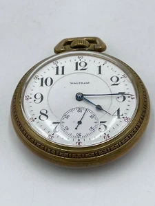 Reloj Bolsillo Waltham Funcionamiento Estate Find 21 Joyas 252754 Palanca 5 Posiciones AAMCO - Imagen 1 de 9