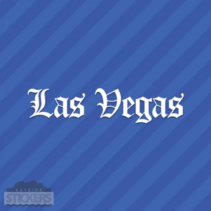 Las Vegas Nevada Old English Vinyl Decal Sticker - Picture 1 of 2