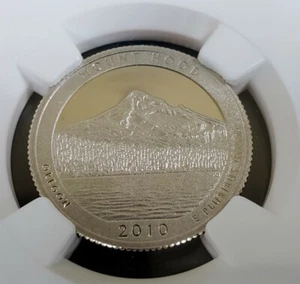 2010 S Clad 25c Mount Hood NF State Quarter NGC PF69 Ultra Cameo- Brown Label - Picture 1 of 4