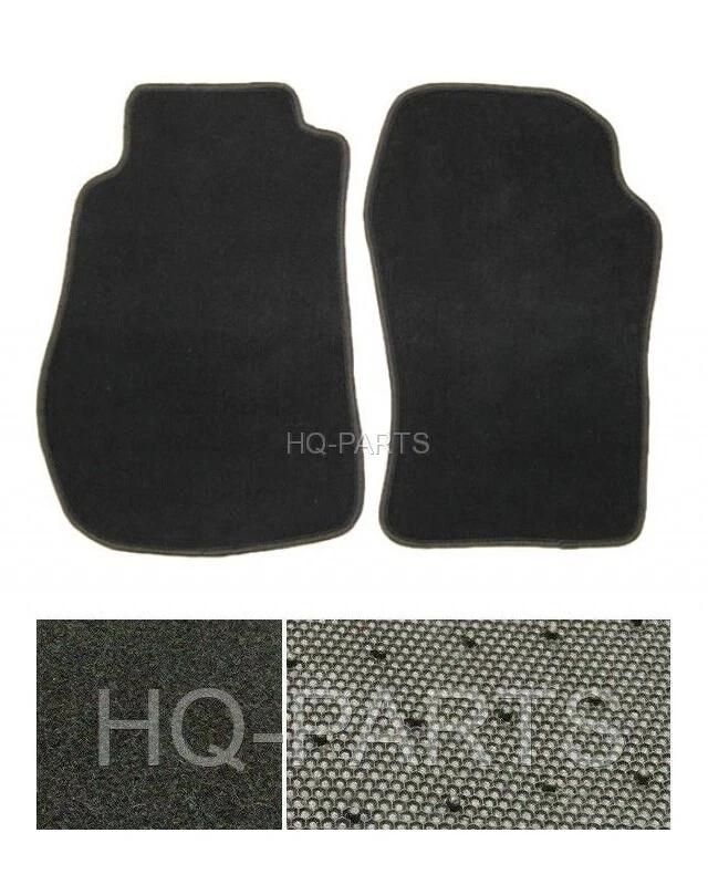 New 2 Pieces Black Nylon Carpet Floor Mats Fit For 2003-2009 NISSAN 350Z - Image 1 of 1