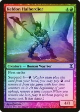Keldon Halberdier FOIL Time Spiral NM Red Common MAGIC GATHERING CARD ABUGames