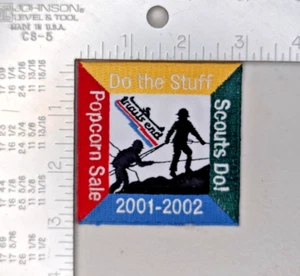 VINTAGE Boy Scout Patch Popcorn Sale 2001 - 2002 Do The Stuff Scouts Do - Bild 1 von 2
