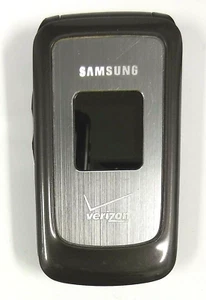 Samsung Knack SCH-U310 - Gray and Silver ( Verizon ) Cellular Flip Phone - Picture 1 of 3