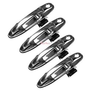 4 piezas manijas de puerta exteriores cromadas 69220-60061 reemplazo para Toyota Land Cruiser - Imagen 1 de 18