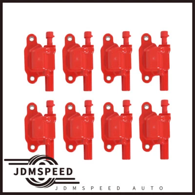 New Set Of 8 Ignition Coil For Chevrolet GMC V8 U 12611424 12570616 C1511 F-413 - Image 1 of 4