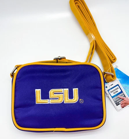 Louisiana State LSU Tigers Ladies Crossbody Purse Handbag Purple Cellphone New Cover