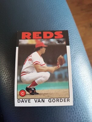 DAVE VAN GORDER 1986 TOPPS #143 FREE SHIP - Image 1 of 2