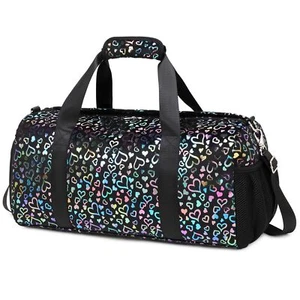 Duffle Bag for Girls Fluffy Dance Bag for Girls Ballet Bag Girls Sports Gym B... - Picture 1 of 7