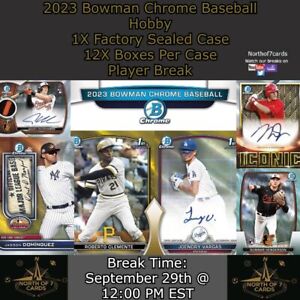 Yoan Moncada - 2023 Bowman Chrome Baseball Hobby - 1 Case Player BREAK #19