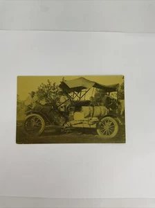 Postal Qantas Airways Modelo T Ford Año Dorado Impresa en Australia Sin Publicar - Imagen 1 de 2
