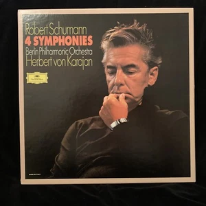 SCHUMANN The 4 Symphonies - KARAJAN, Berlin - DG ST 3LP BOX.. - Picture 1 of 8