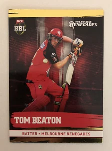TOM BEATON .. 2016 .. Tap N Play …GOLD .. MELBOURNE RENEGADES … BBL - Picture 1 of 2