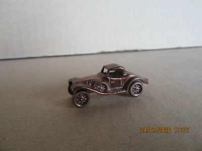 372N Giocattolo IN Plastica Oldtimer Rolls Royce Argento Ghost Banger L 3,6 CM - Immagine 1 di 4