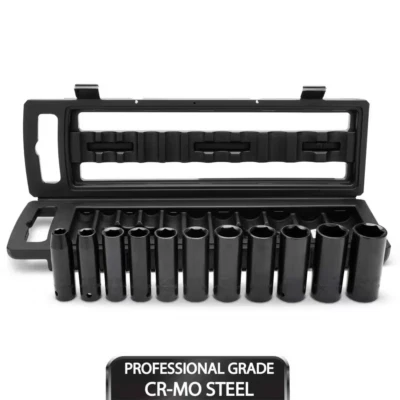 Husky  1/2 In. Drive SAE 6-Point Impact Socket Set with Storage Case (11-Piece) - Image 1 of 4