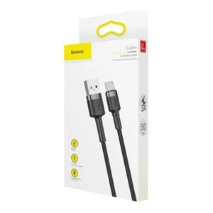 USB to Type-C 3A Fast Charging High Quality Cable 0.5m Red Gold Cafule Baseus - Imagen 1 de 6
