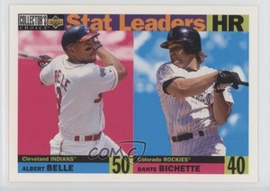 1996 Upper Deck Collector's Choice Dante Bichette Albert Belle #3