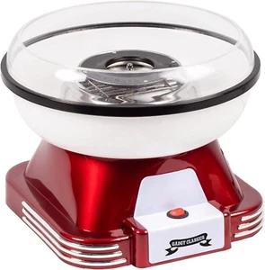 MACCHINA PER LO ZUCCHERO FILATO COTTON CANDY PARTY TIME VINTAGE ROSSO RETRO' - Imagen 1 de 4