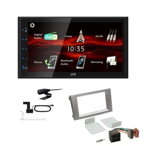 JVC Bluetooth DAB+ Autoradio für Iveco Daily IV und V 2006-2014 silber - Bild 1 von 5