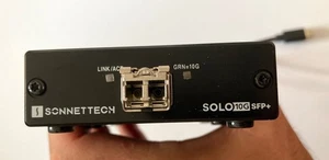 Sonnet Solo10G SFP+ Thunderbolt 3 auf 10 Gigabit Ethernet Lüfterloser Adapter - Bild 1 von 6