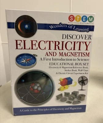 Discover Electricity & Magnetism Wonders of Learning STEM Educational NEW - Image 1 of 3
