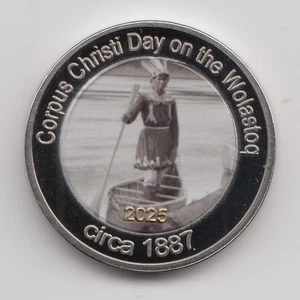 2025 Grand Bay Westfield NB $3 Trade Dollar Token New Brunswick Wolastoq - Picture 1 of 2