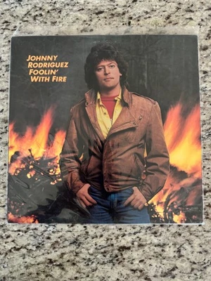 Johnny Rodriguez - Foolin' With Fire OG Vinyl LP, 1984, Epic Records, NM/UC - Image 1 of 4
