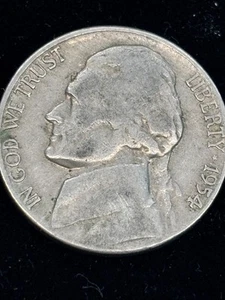 1954-D Jefferson Nickel – RPM D/D Variety, Sharp VF Detail - Picture 1 of 3