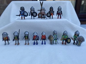playmobil knights bundle x 13 figures with helmets, weapons and shields - Picture 1 of 18